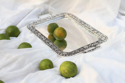 Sangeeta Boochra Sterling Silver Tray