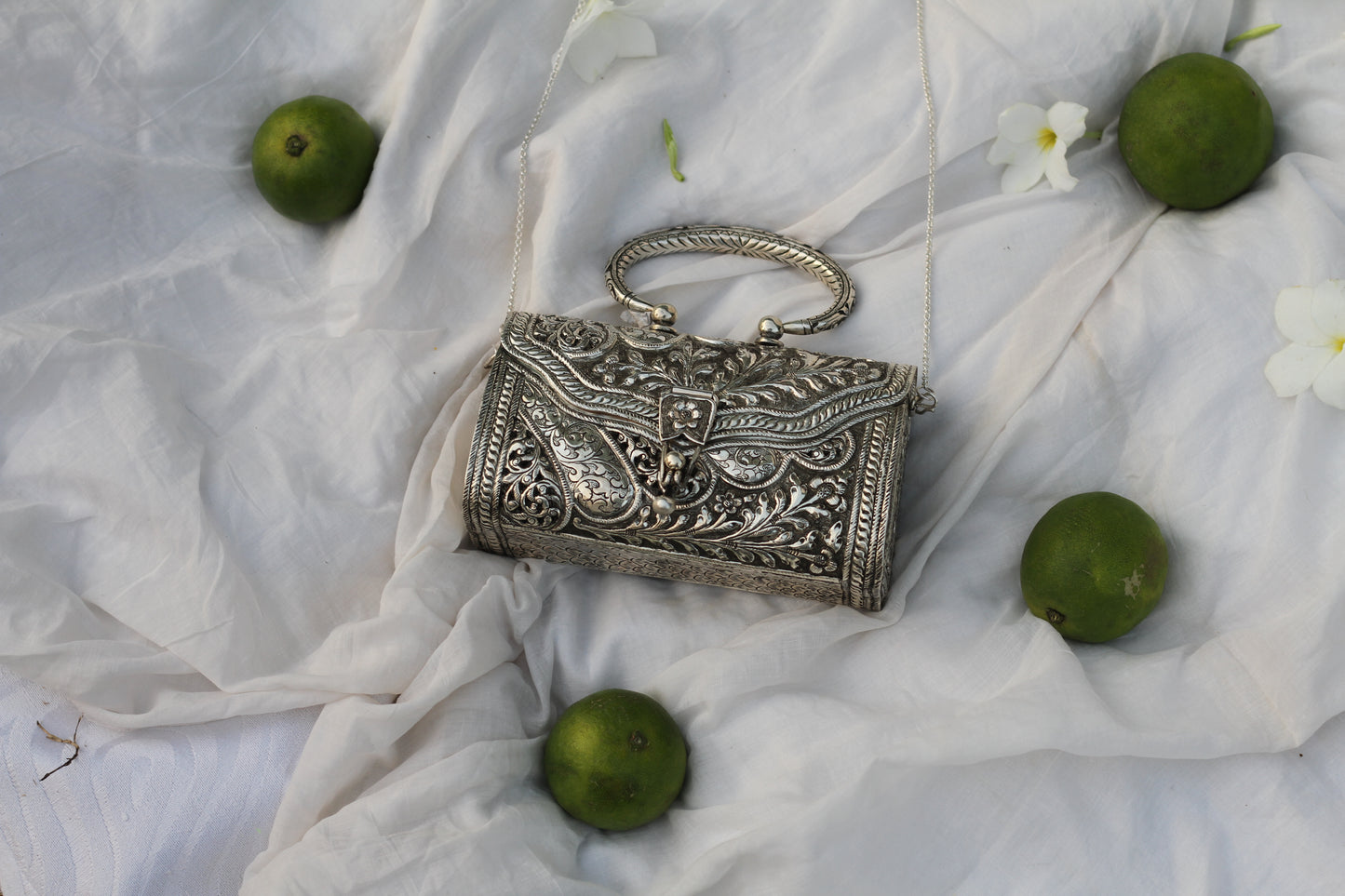 Sangeeta Boochra Sterling Silver Purse