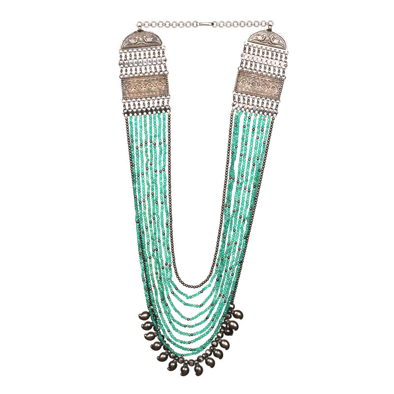 Sangeeta Boochra Silver Necklace-Necklace-Sangeeta Boochra