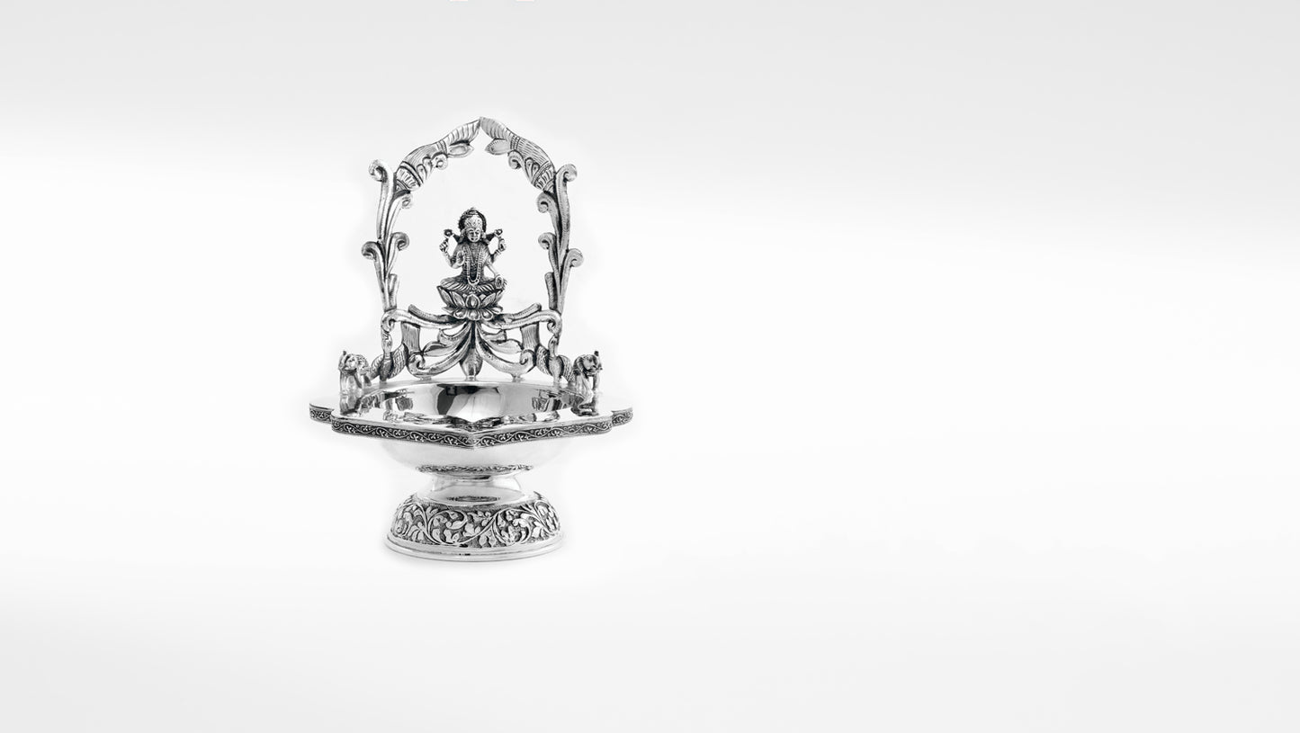 Sangeeta Boochra Sterling Silver God Oil Lamp