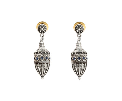 Sangeeta Boochra Tribal Silver Earrings-Earrings-Sangeeta Boochra