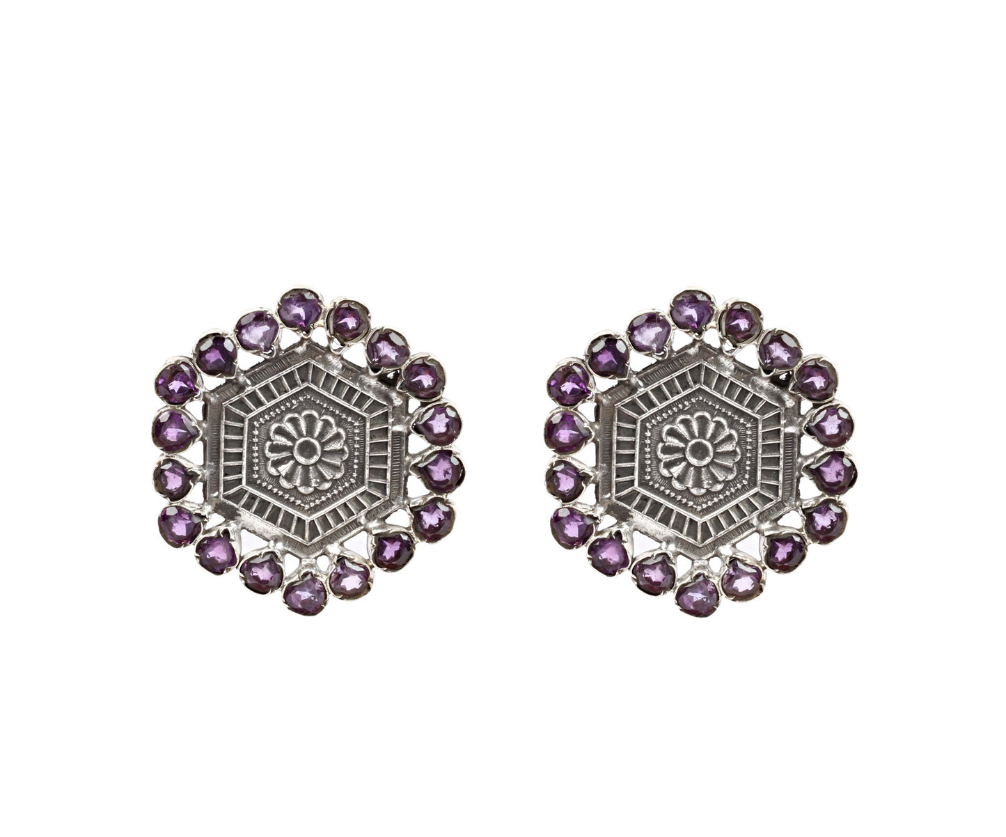 Sangeeta Boochra Silver Earrings-Earrings-Sangeeta Boochra