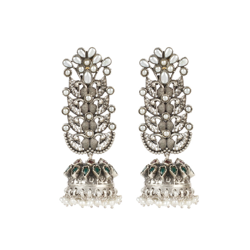 Sangeeta Boochra Silver Earrings-Earrings-Sangeeta Boochra