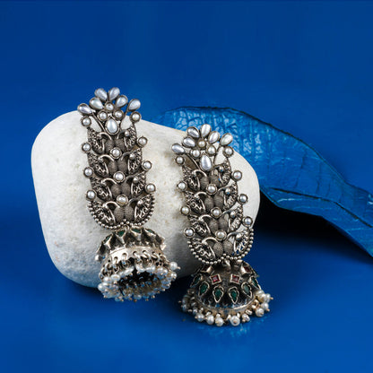 Sangeeta Boochra Silver Earrings-Earrings-Sangeeta Boochra