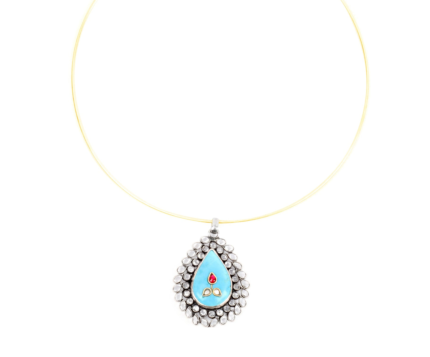 Sangeeta Boochra Silver Pendant-Pendant-Sangeeta Boochra