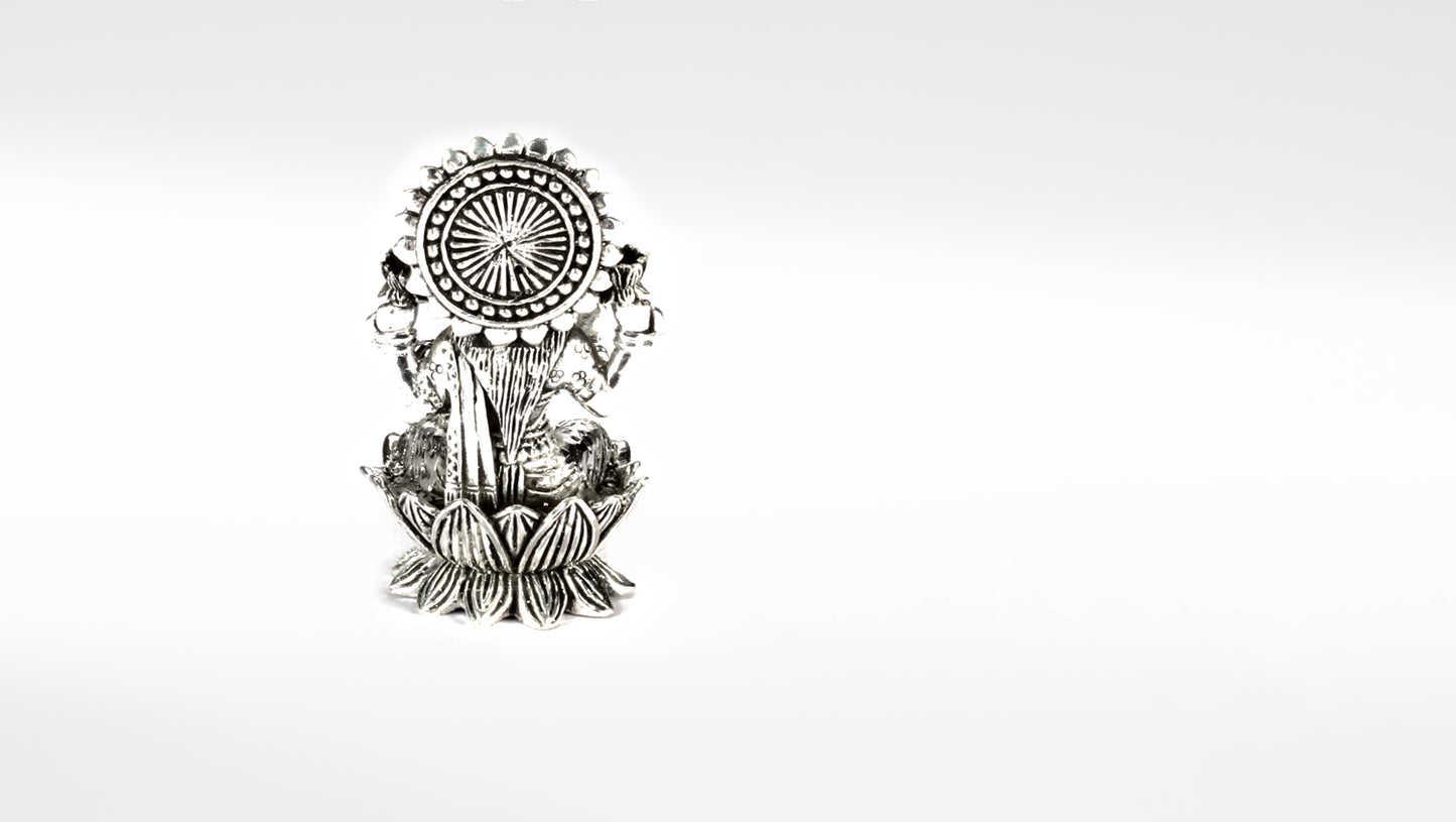 Sangeeta Boochra Sterling Silver Lord Lakshmi Idol