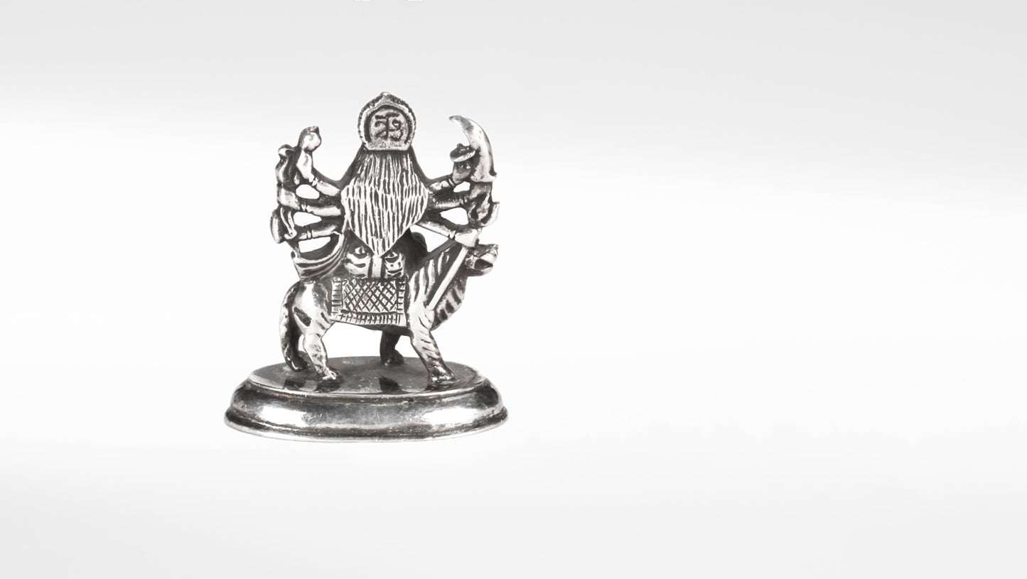 Sangeeta Boochra Sterling Silver Lord Sherawali Maa Idol