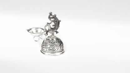 Sangeeta Boochra Sterling Silver Bird Hanging Diya