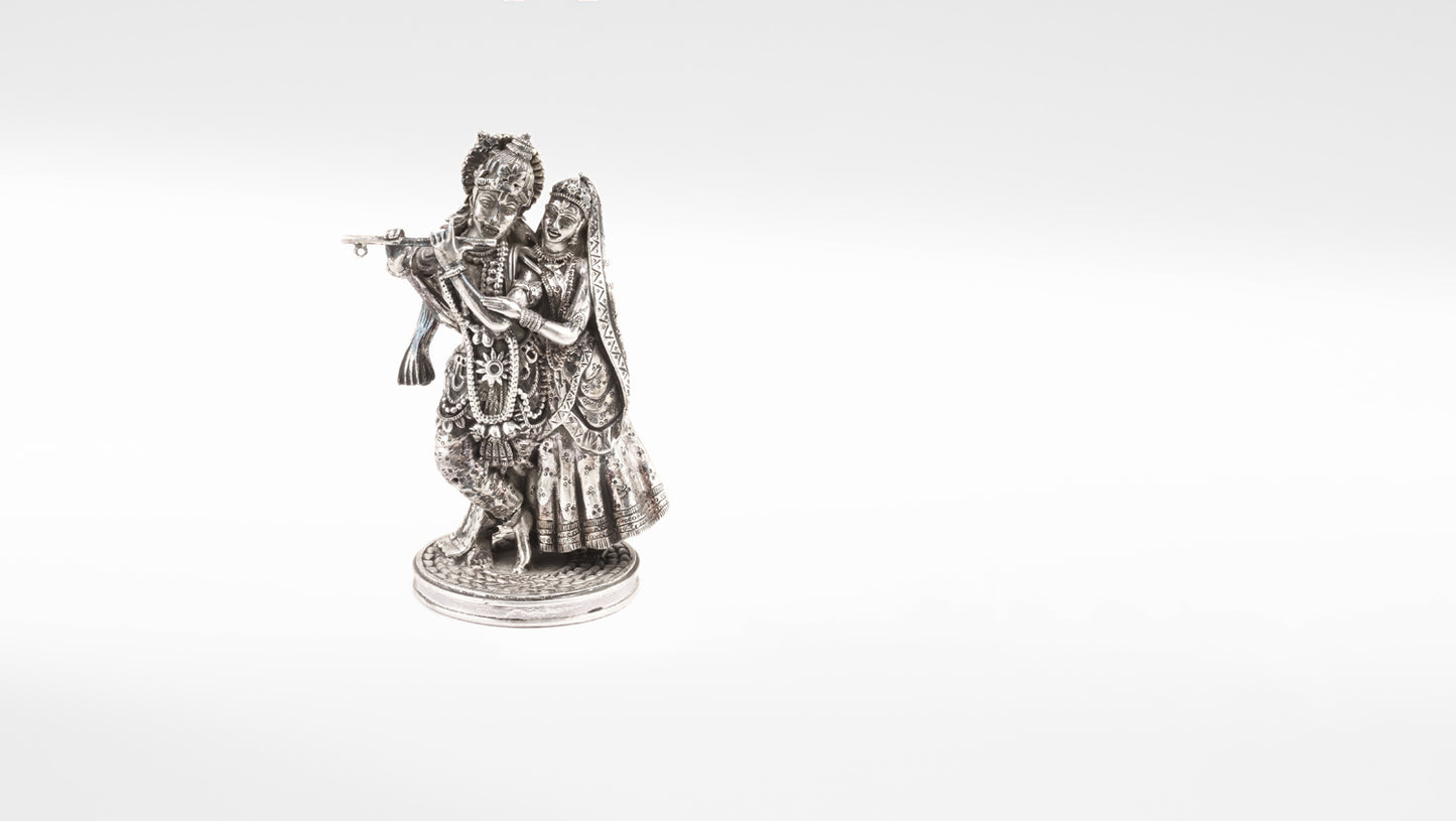 Sangeeta Boochra Sterling Silver Lord Radha Krishan idol