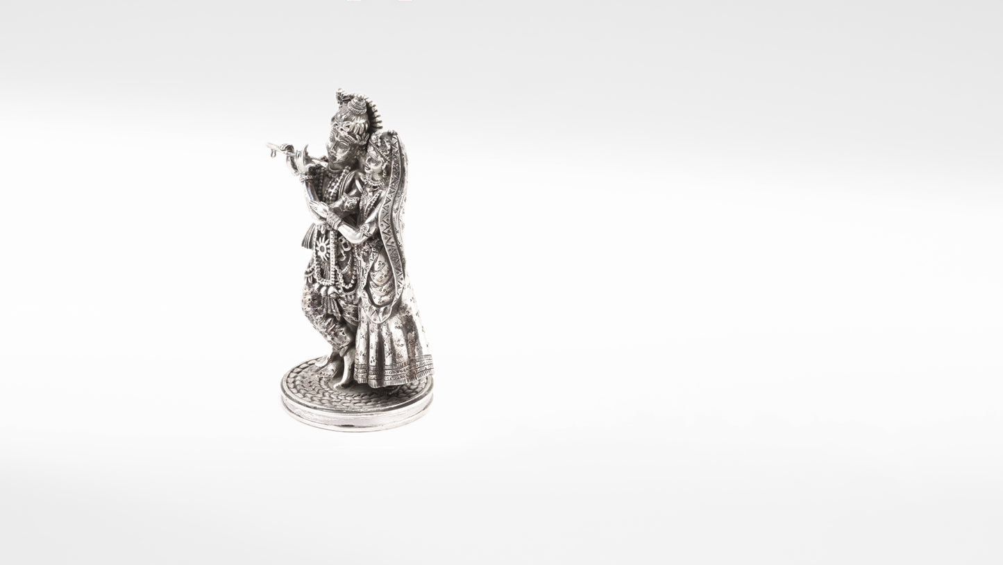 Sangeeta Boochra Sterling Silver Lord Radha Krishan idol