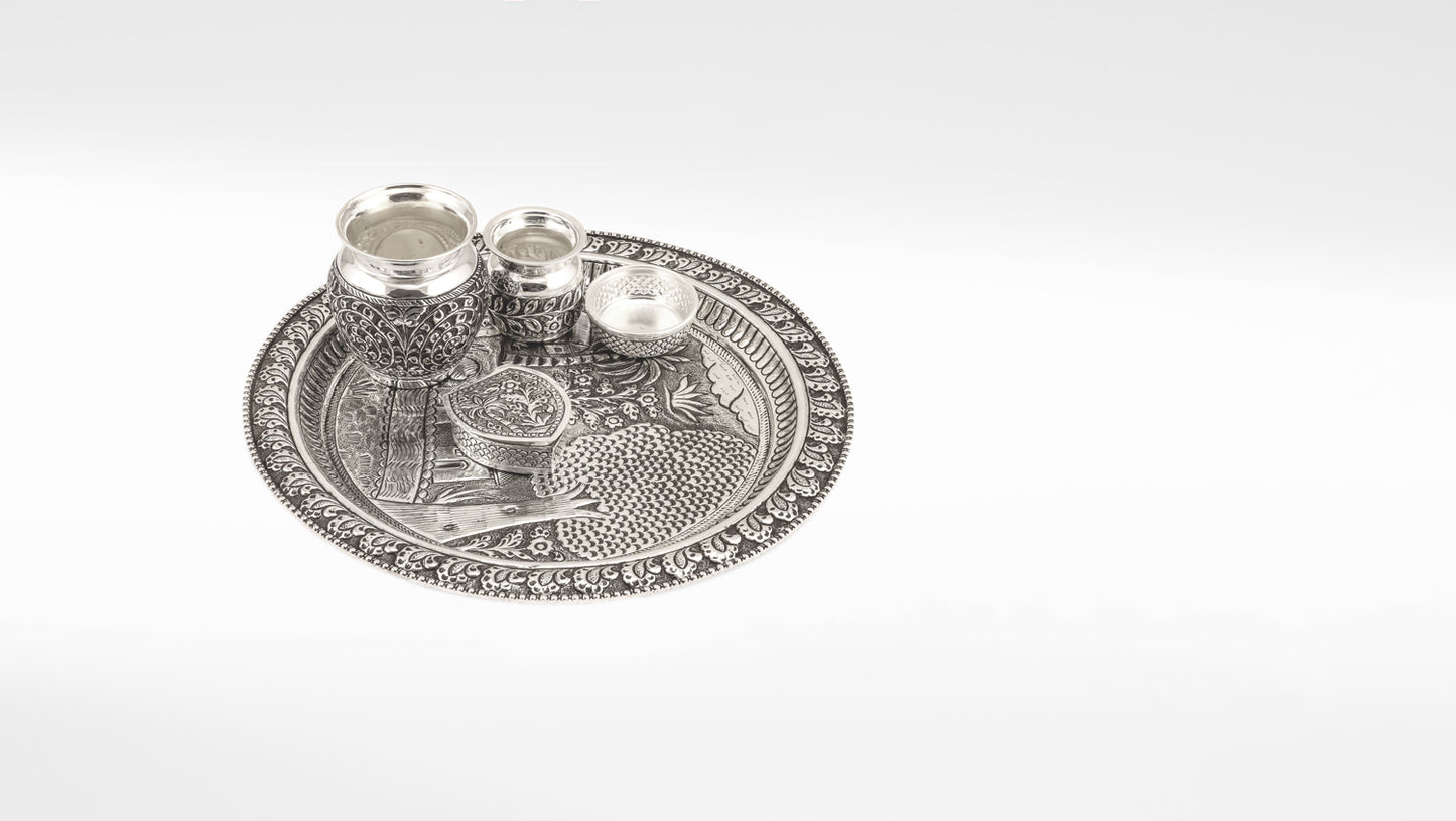 Sangeeta Boochra Sterling Silver Tray