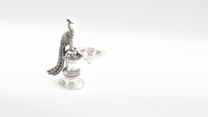 Sangeeta Boochra Sterling Silver Bird Hanging Diya