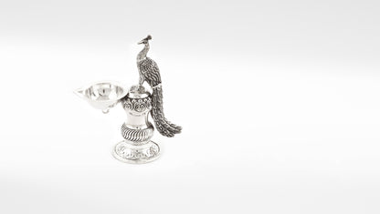 Sangeeta Boochra Sterling Silver Bird Hanging Diya