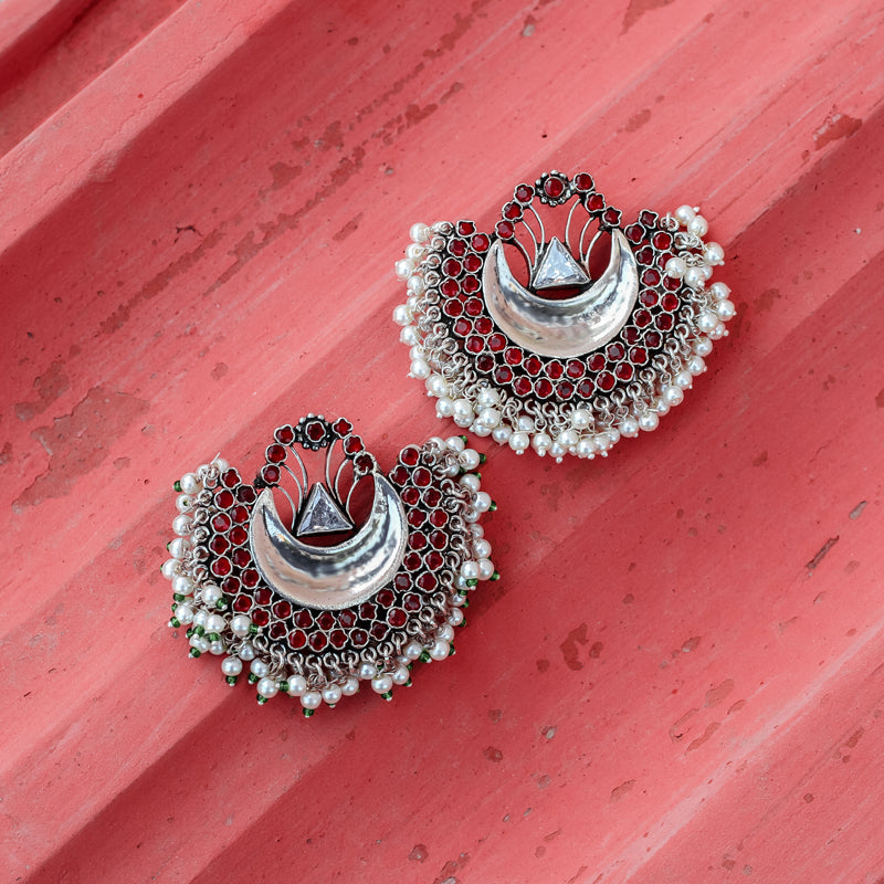 Sangeeta Boochra Silver Earrings-Earrings-Sangeeta Boochra