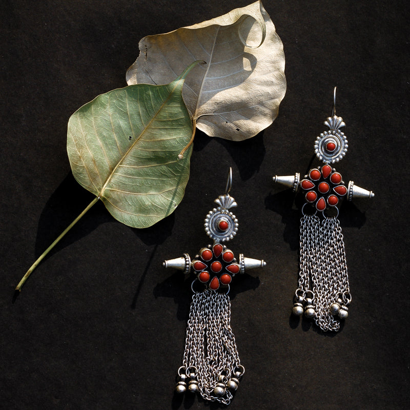 Sangeeta Boochra Silver Earrings-Earrings-Sangeeta Boochra