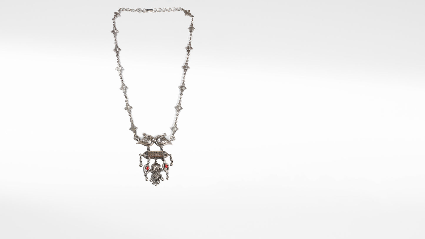 Sangeeta Boochra Silver Necklace