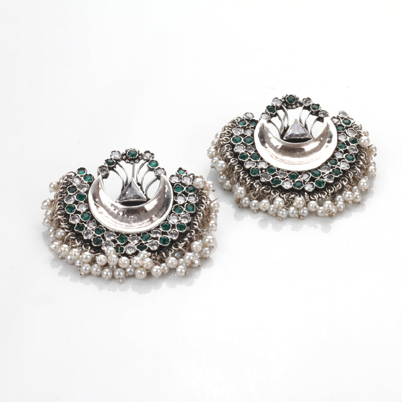 Sangeeta Boochra Silver Earrings-Earrings-Sangeeta Boochra