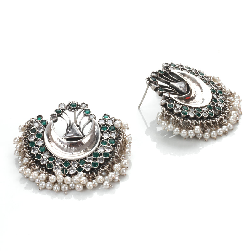 Sangeeta Boochra Silver Earrings-Earrings-Sangeeta Boochra