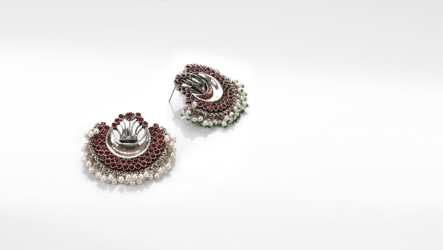 Sangeeta Boochra Silver Earrings