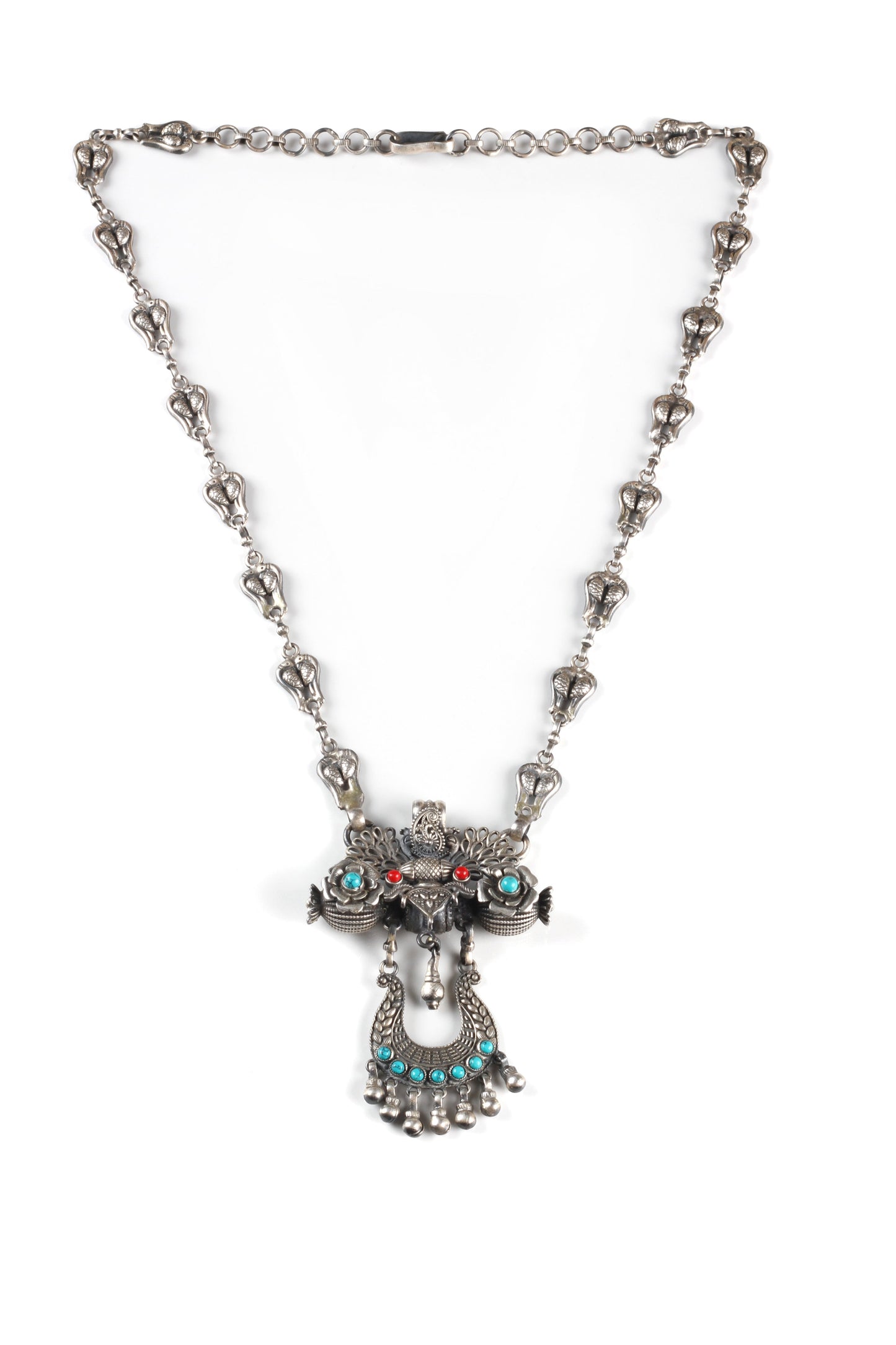 Sangeeta Boochra Silver Necklace-Necklace-Sangeeta Boochra