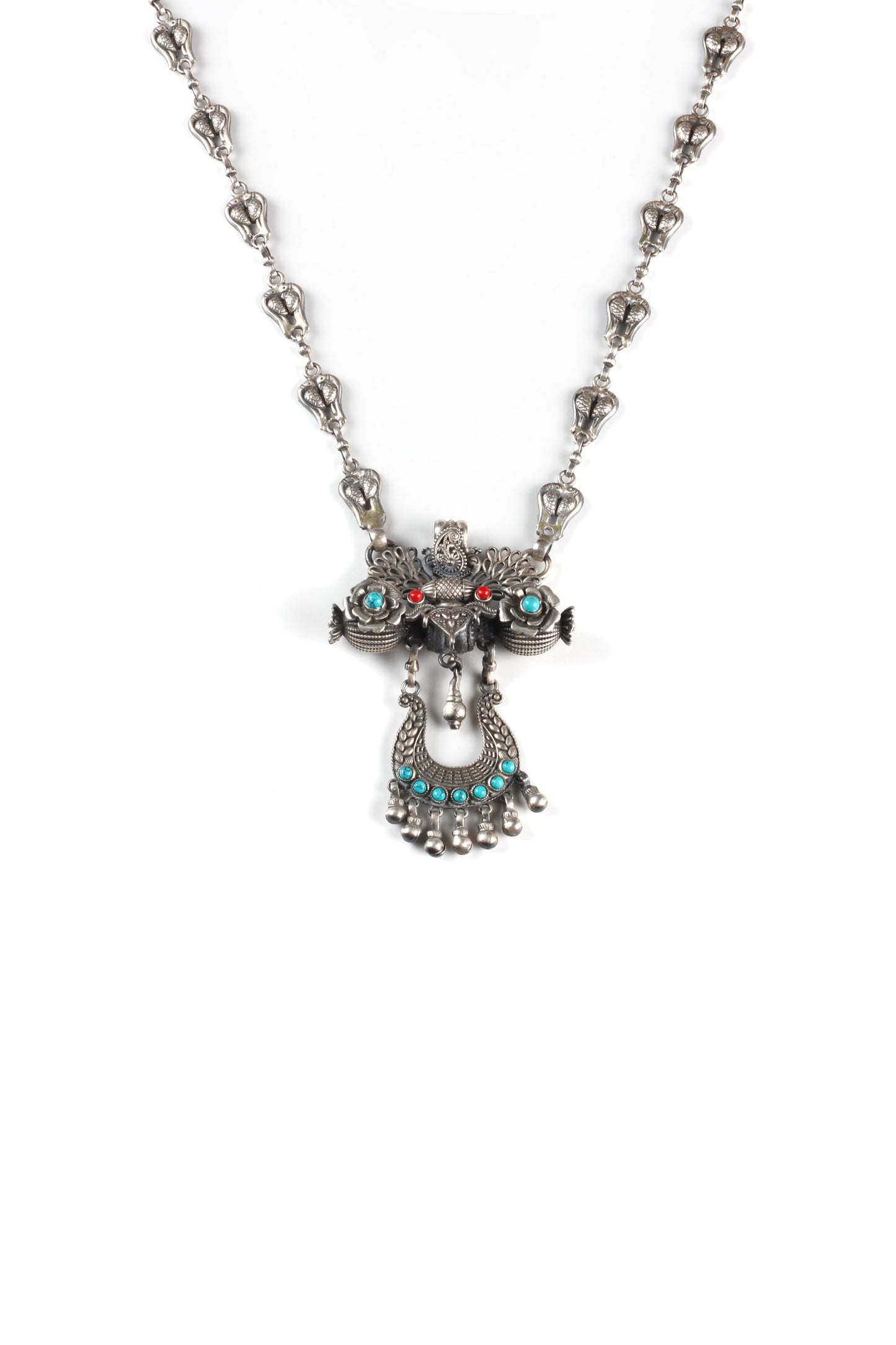 Sangeeta Boochra Silver Necklace-Necklace-Sangeeta Boochra