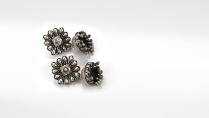 Sangeeta Boochra Silver Earrings