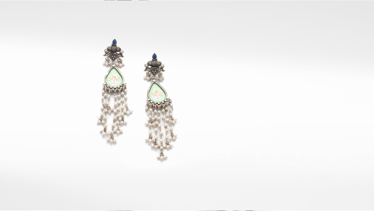 Sangeeta Boochra Silver Earrings