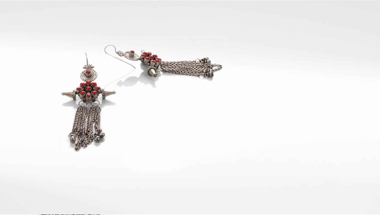 Sangeeta Boochra Silver Earrings