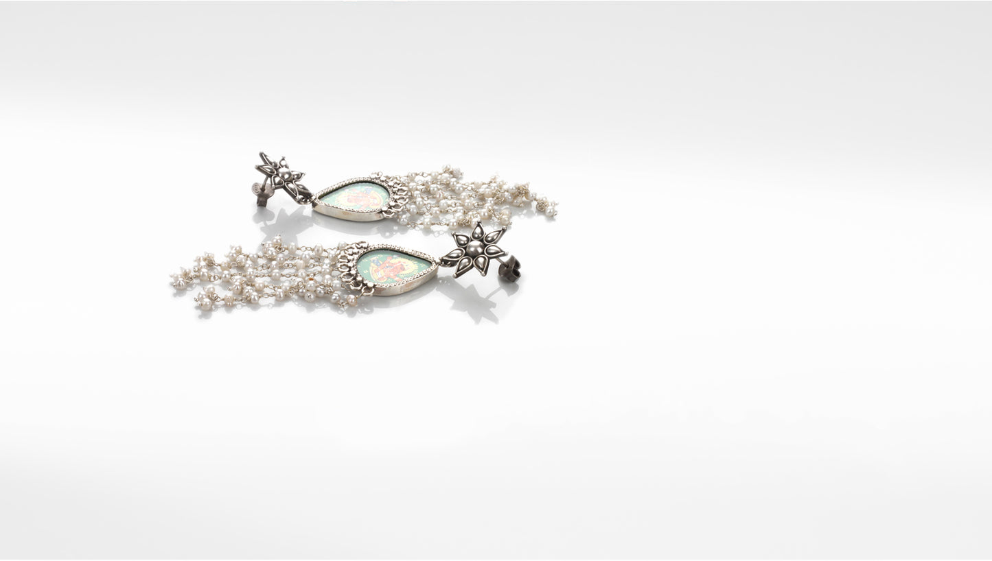 Sangeeta Boochra Silver Earrings