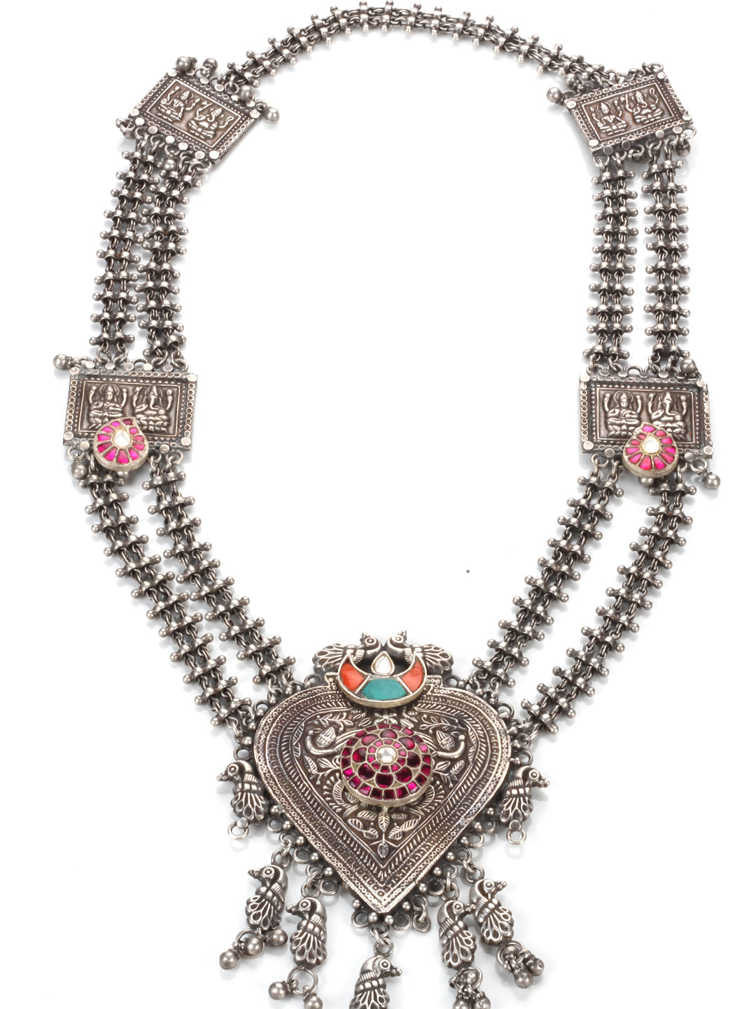 Sangeeta Boochra Silver Necklace-Necklace-Sangeeta Boochra