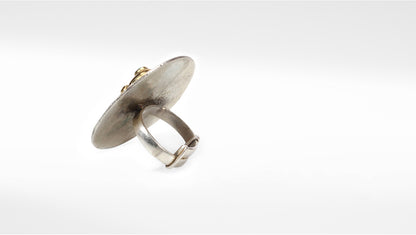 Sangeeta Boochra Silver Ring