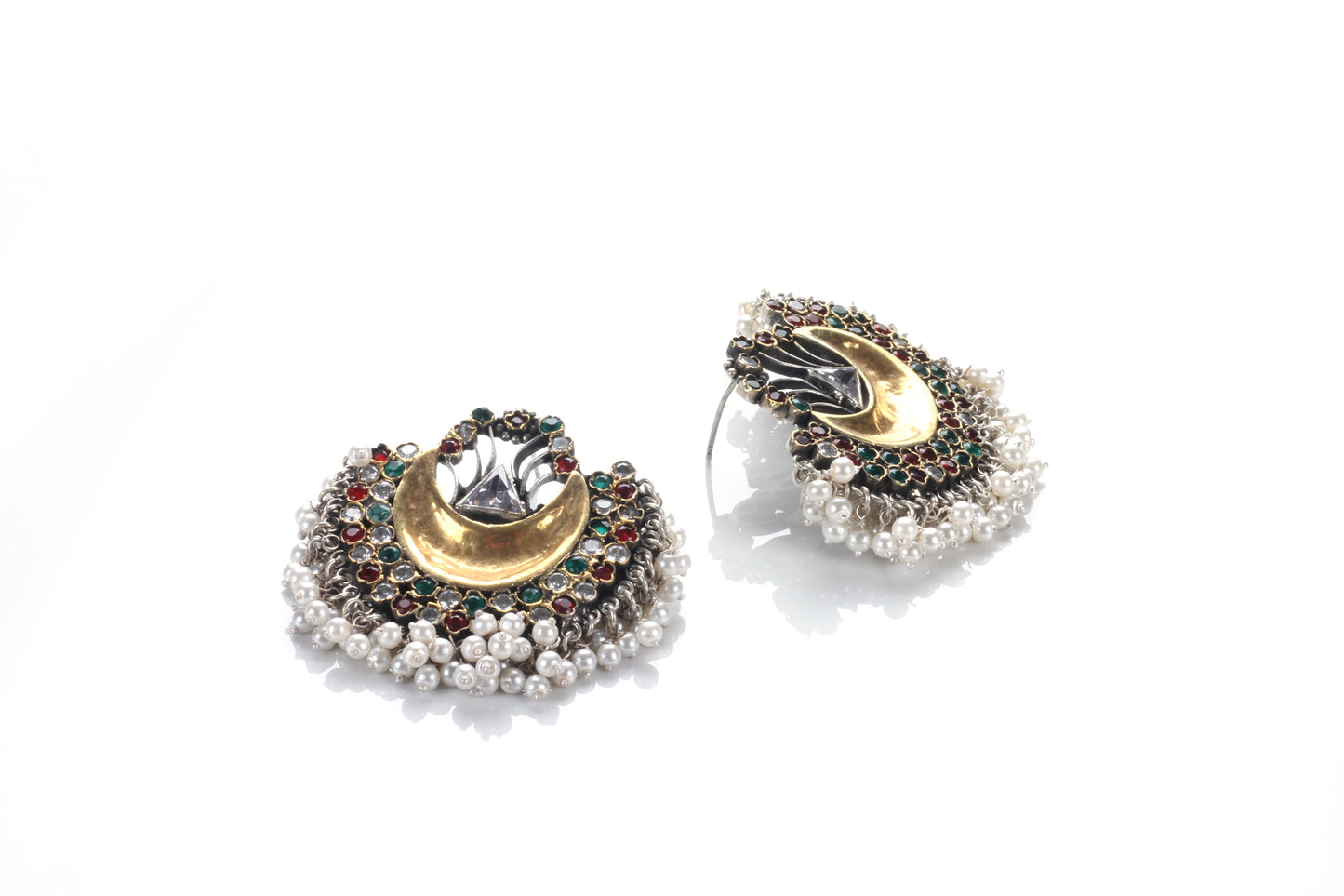 Sangeeta Boochra Silver Earrings-Earrings-Sangeeta Boochra