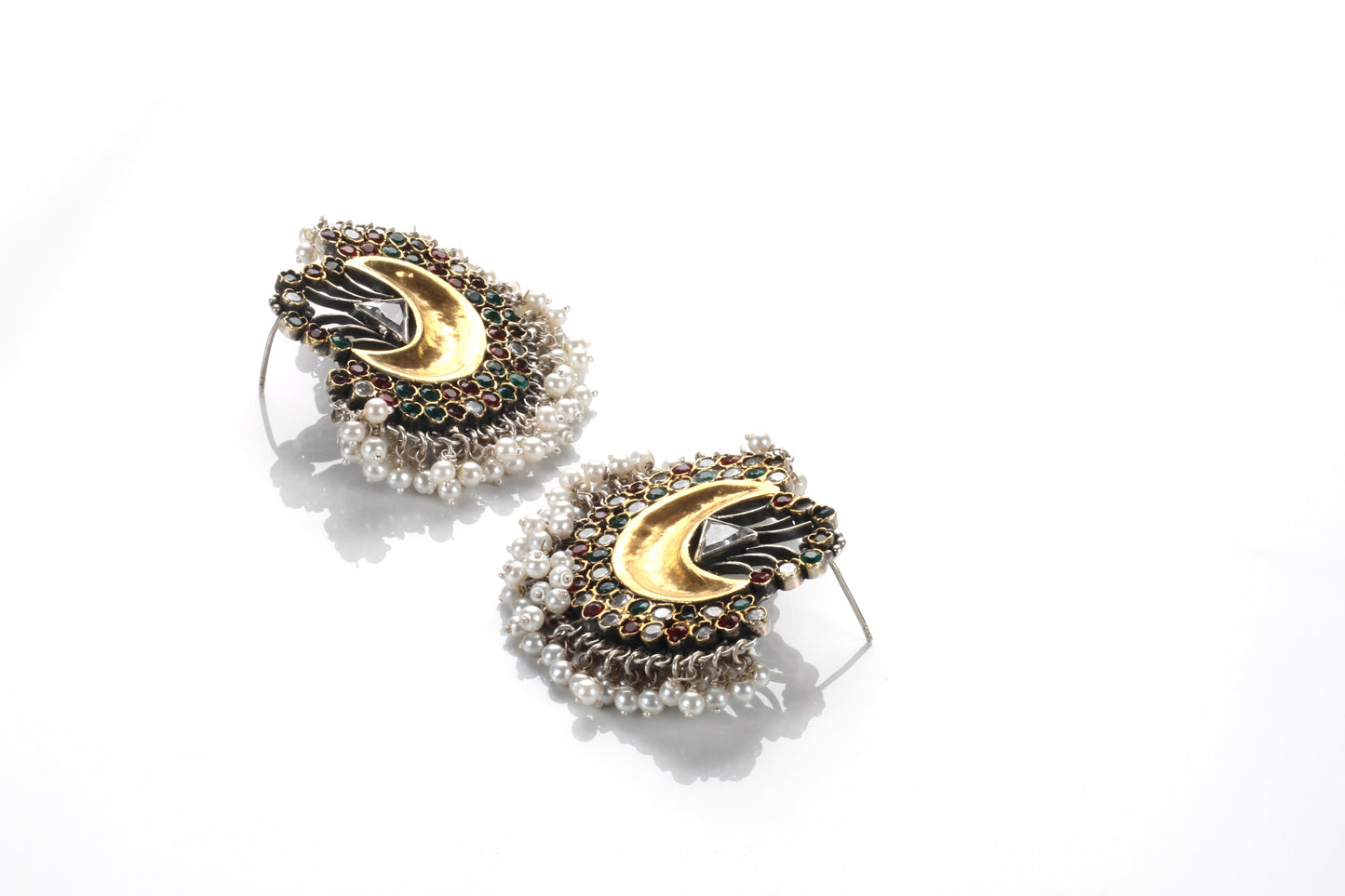 Sangeeta Boochra Silver Earrings-Earrings-Sangeeta Boochra