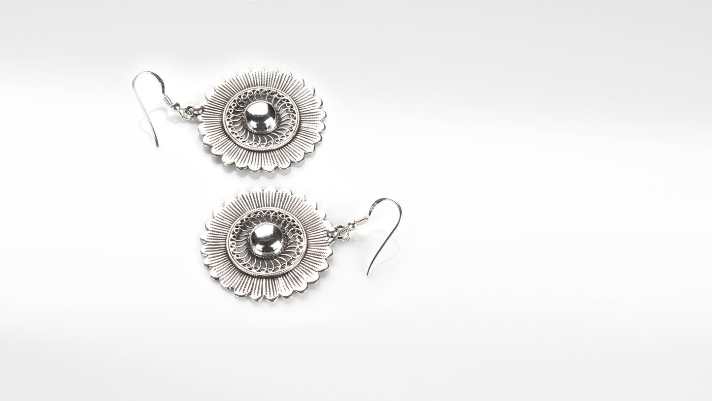 Sangeeta Boochra Silver Earrings