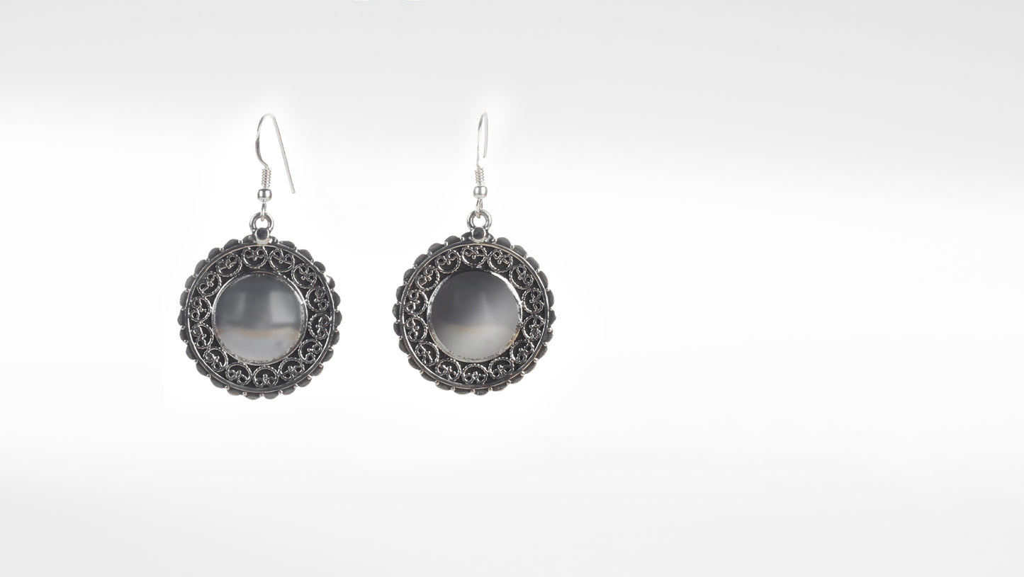 Sangeeta Boochra Silver Earrings