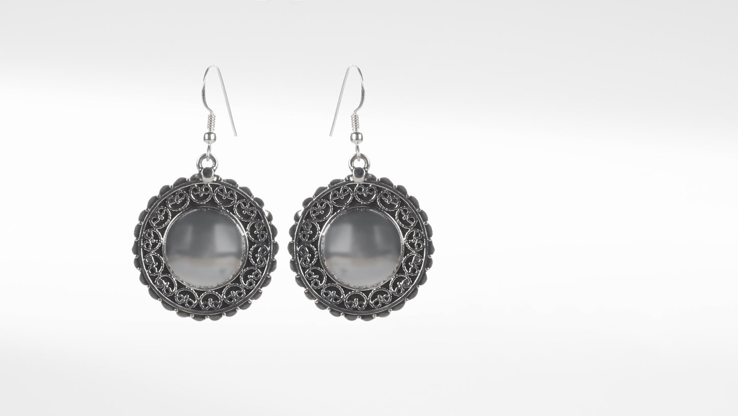 Sangeeta Boochra Silver Earrings