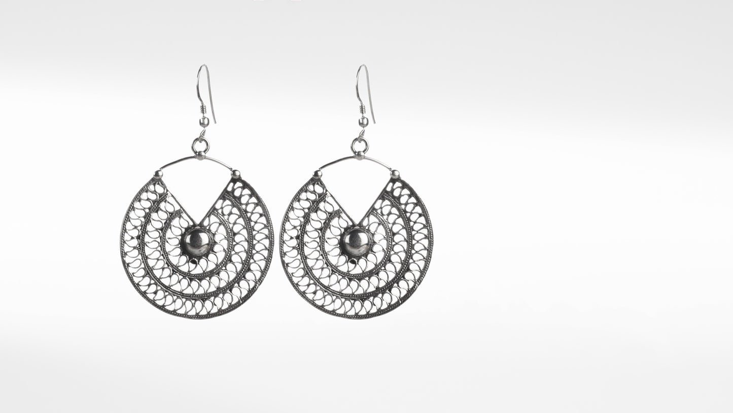 Sangeeta Boochra Silver Earrings