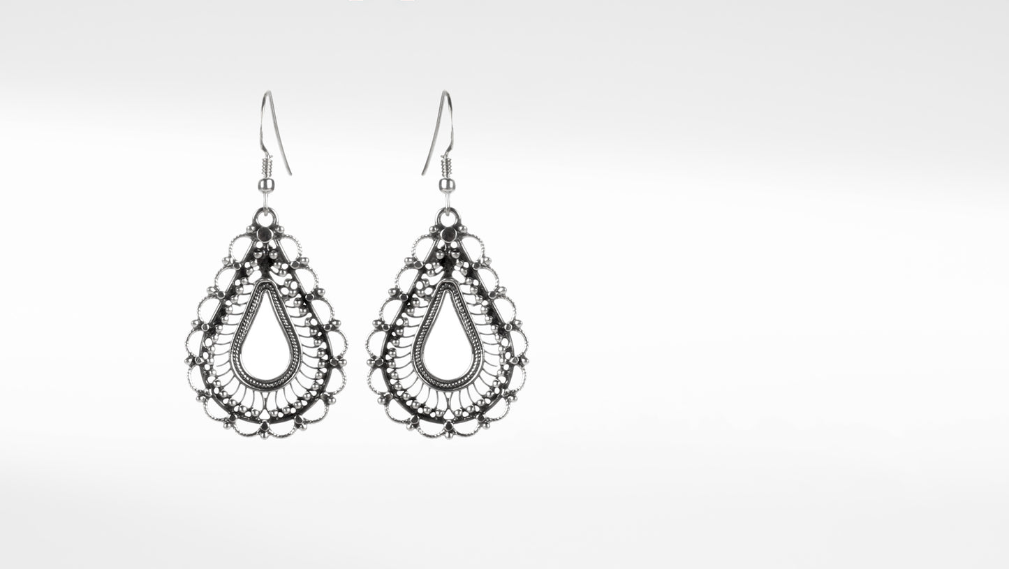 Sangeeta Boochra Silver Earrings