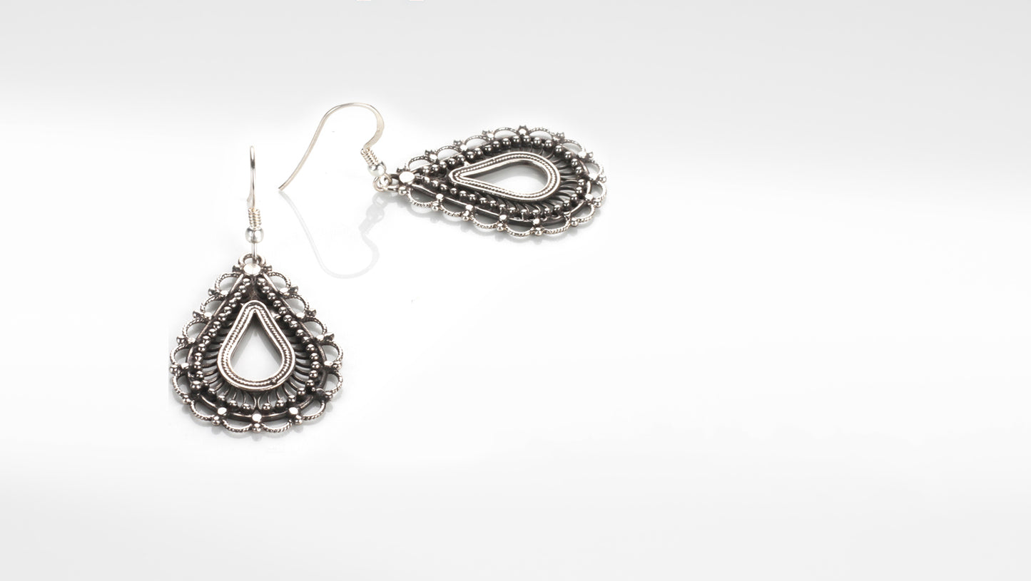 Sangeeta Boochra Silver Earrings