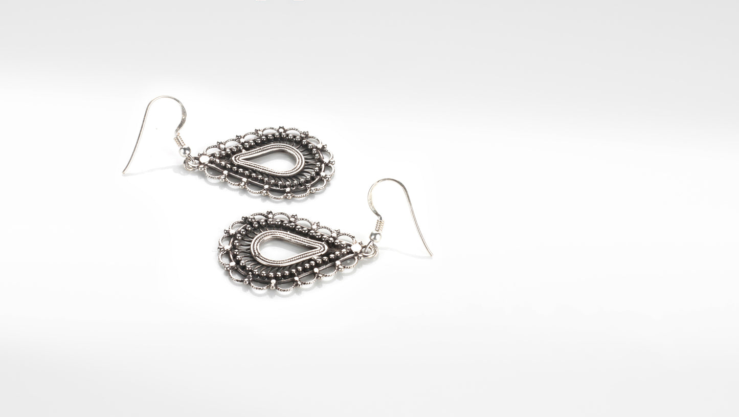 Sangeeta Boochra Silver Earrings