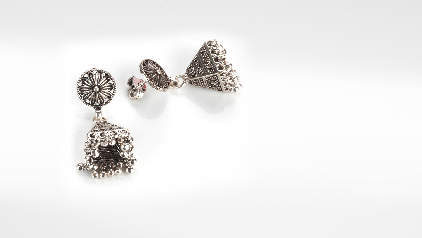 Sangeeta Boochra Silver Earrings