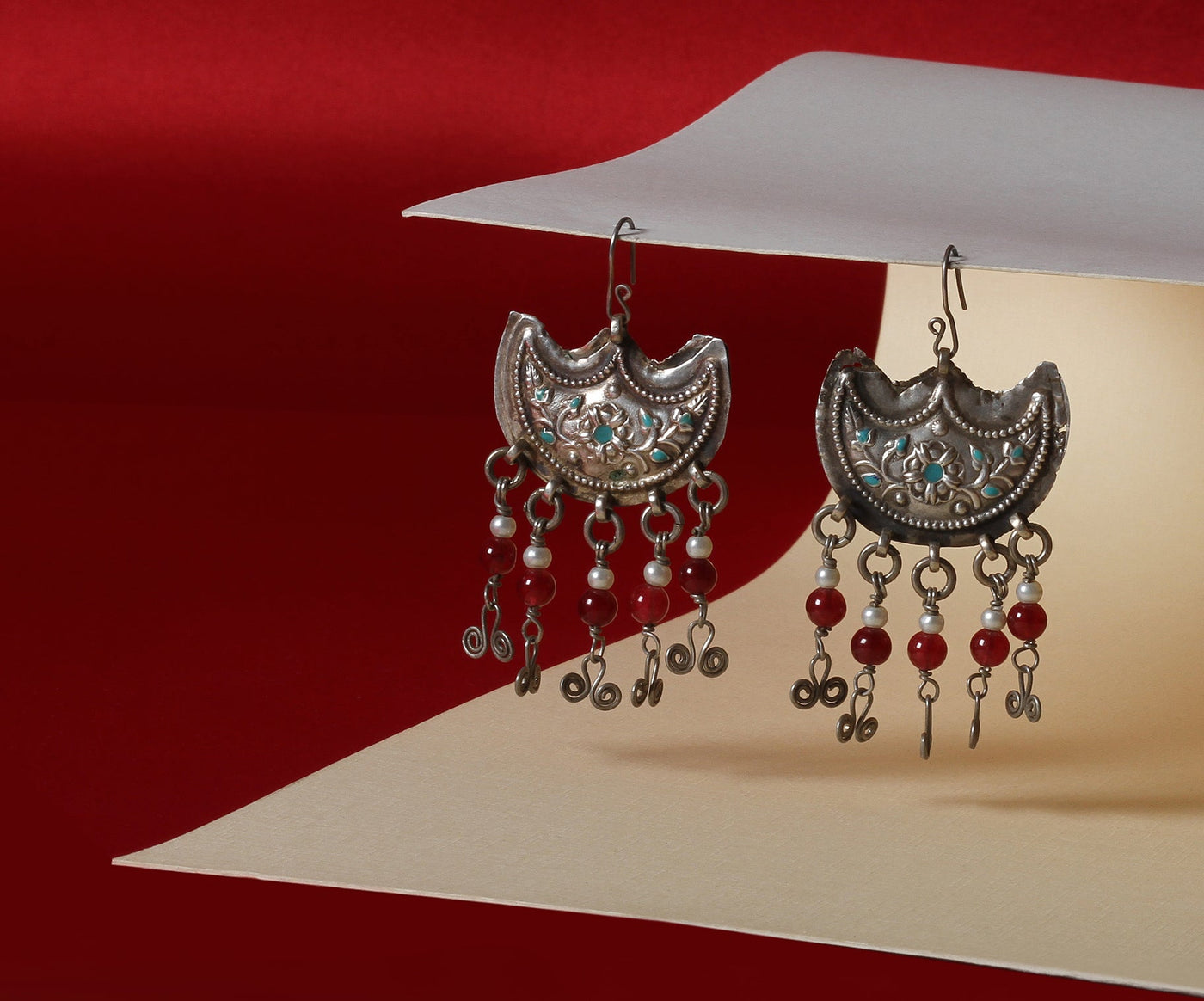 Sangeeta Boochra Silver Earrings-Earrings-Sangeeta Boochra
