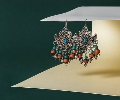 Sangeeta Boochra Silver Earrings-Earrings-Sangeeta Boochra