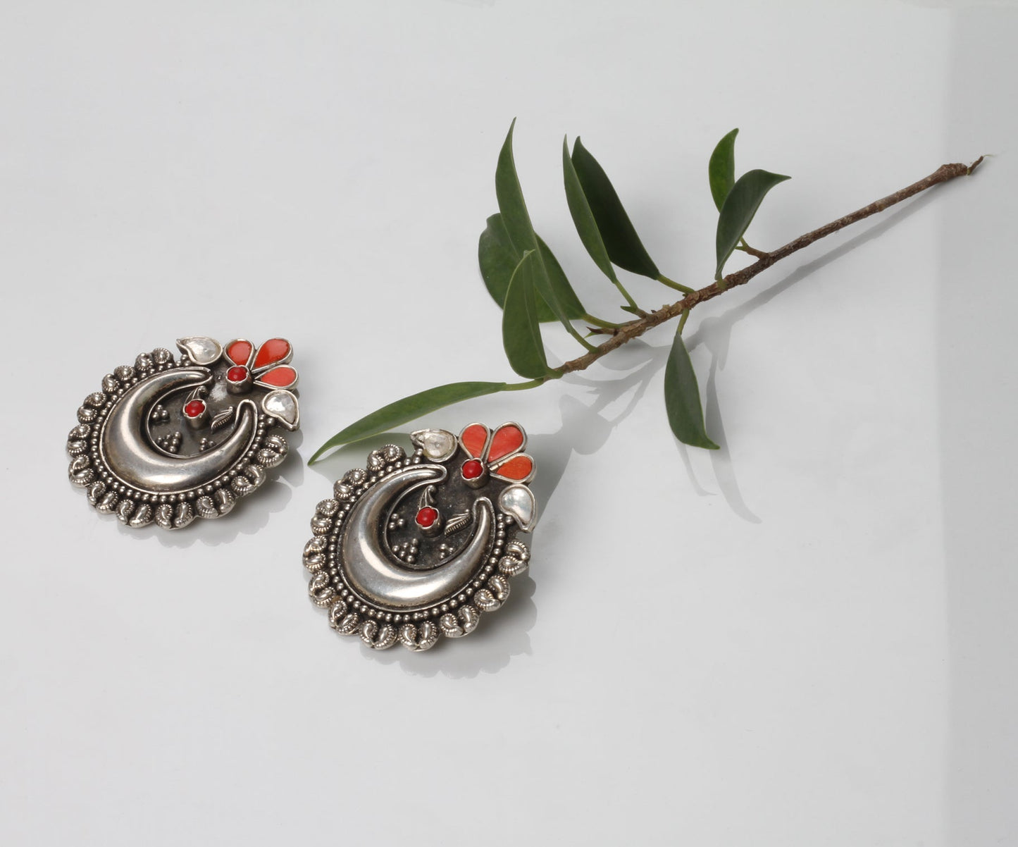 Sangeeta Boochra Silver Earrings-Earrings-Sangeeta Boochra