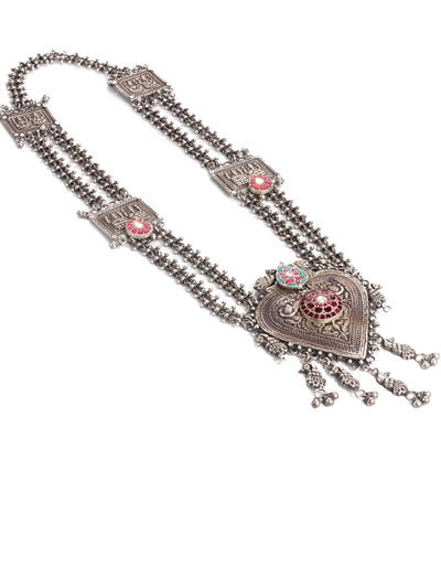 Sangeeta Boochra Silver Necklace-Necklace-Sangeeta Boochra