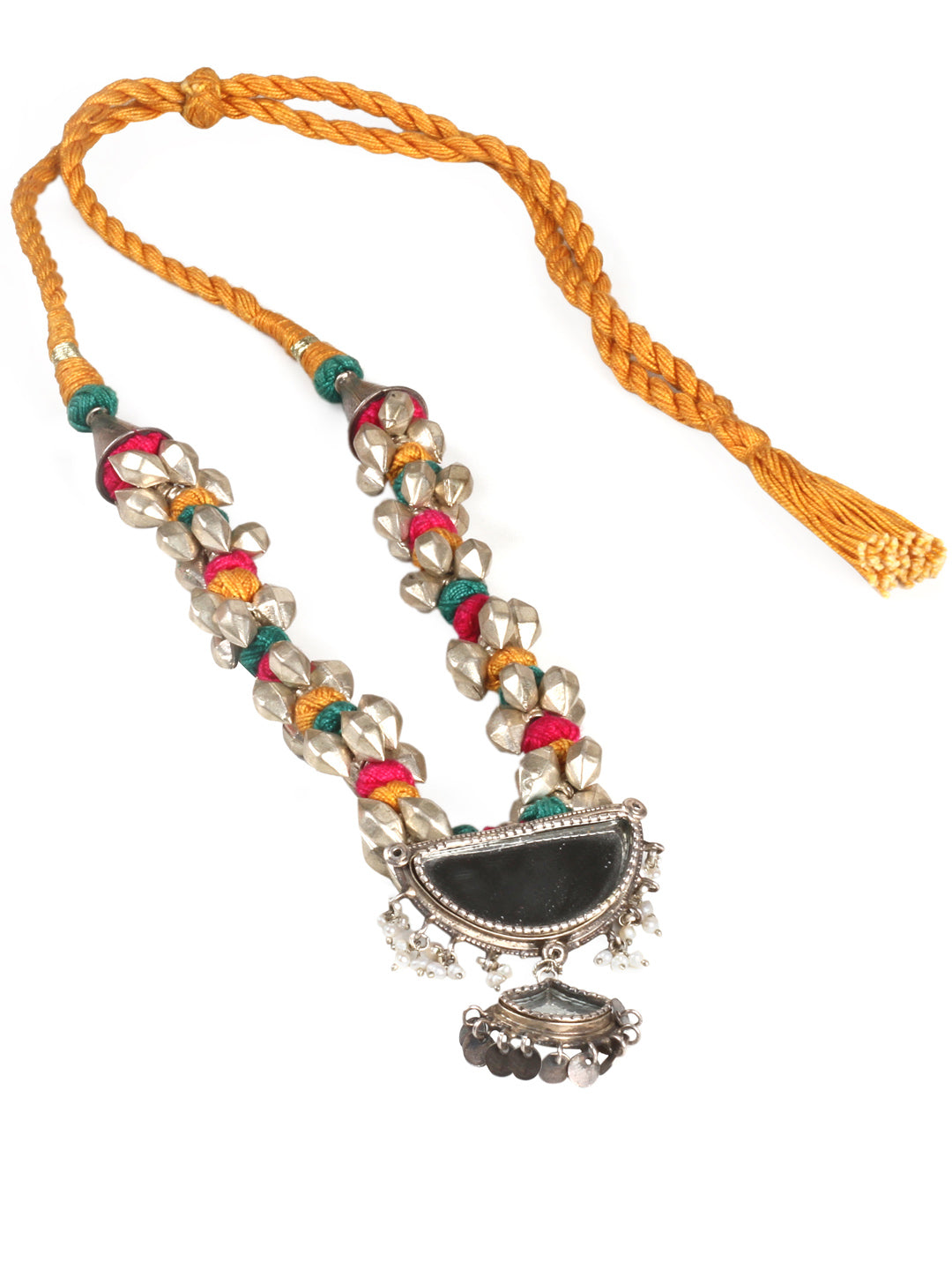 Sangeeta Boochra Silver Necklace-Necklace-Sangeeta Boochra