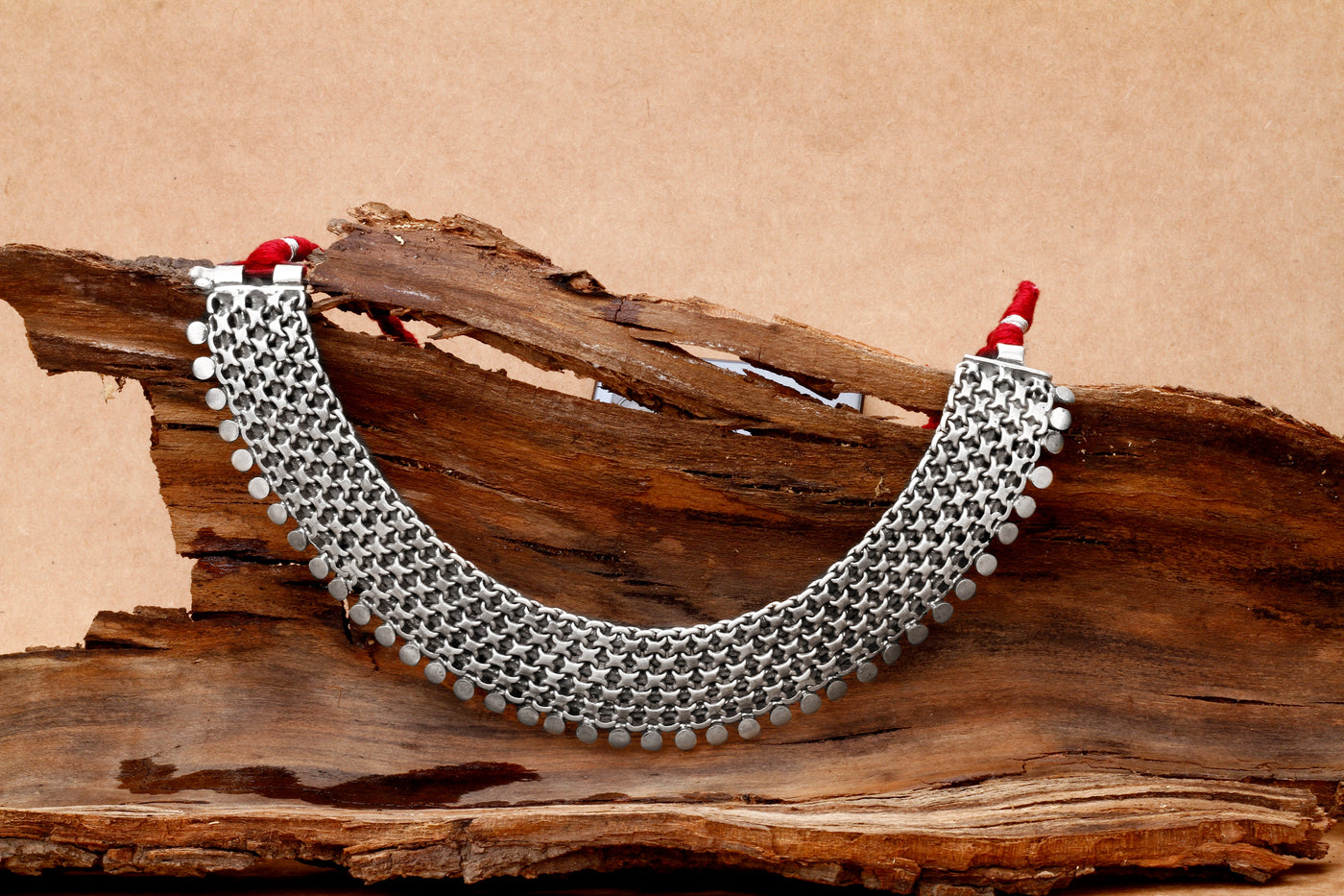 Sanjana Sanghi in Silver Necklace-Earrings-Sangeeta Boochra