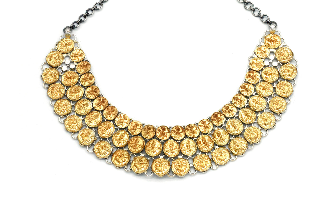 Divya Khosla Kumar in Silver Necklace And Ring-Necklace-Sangeeta Boochra