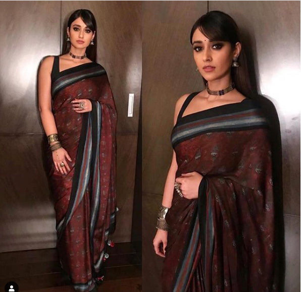 Ileana d'cruz in Earrings , Bangles and Choker Necklace-Earrings-Sangeeta Boochra