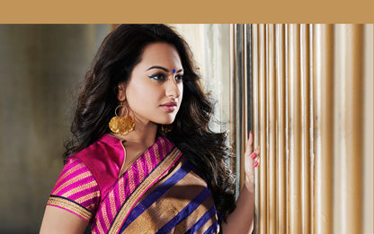 Sonakshi sinha in Earrings With 24K Gold Plated-Earrings-Sangeeta Boochra